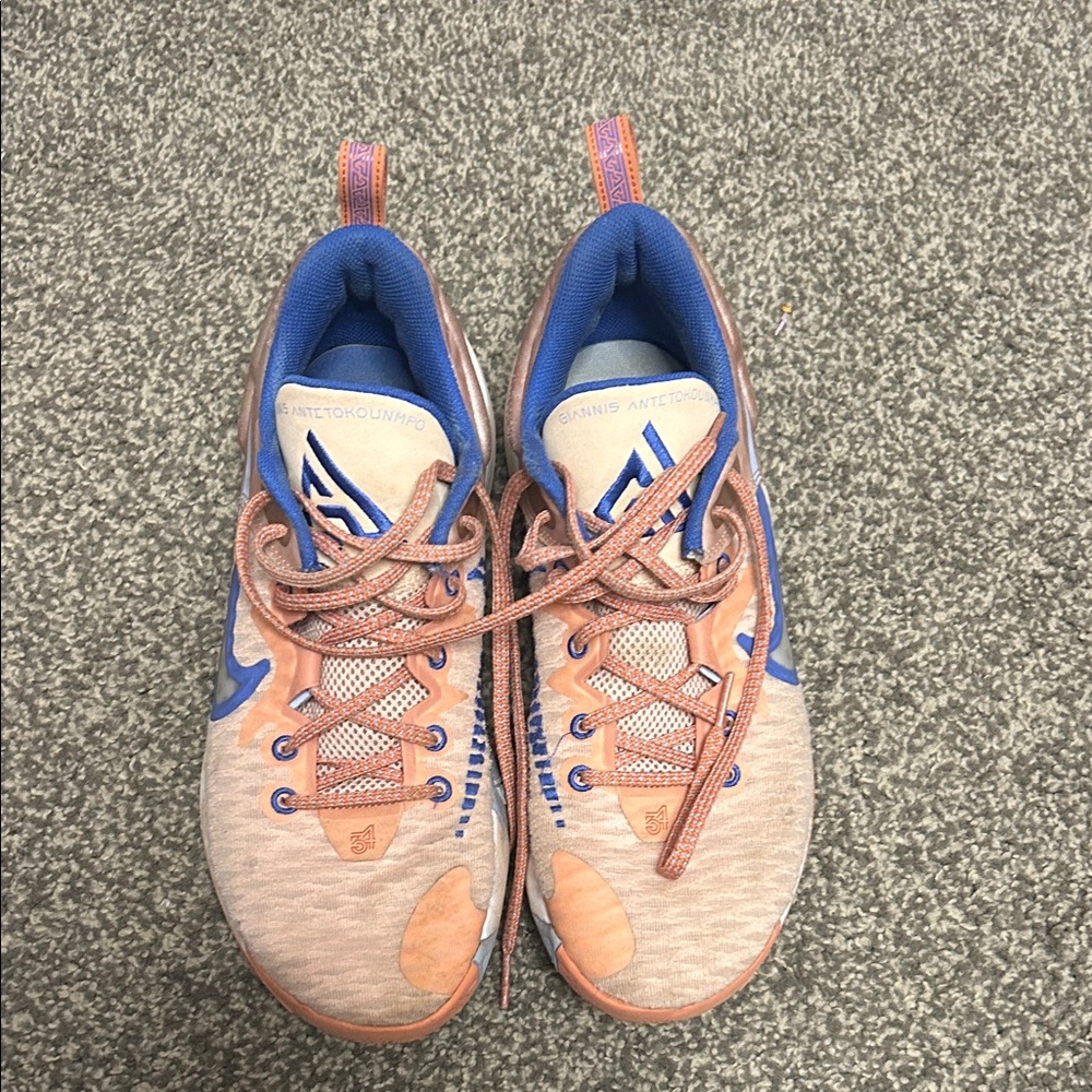 Nike Kids Sneakers - Blue and Orange